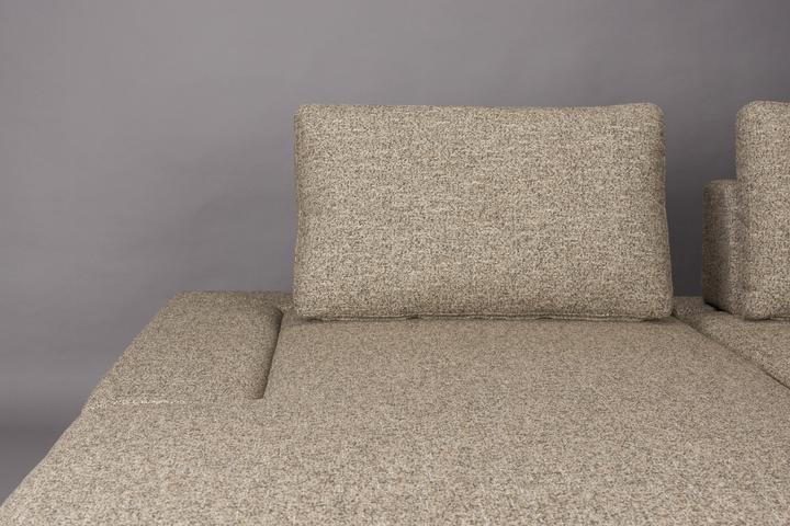 Actual product image Dutchbone Shelly Sofa Cinnamon Left Chaise Longue