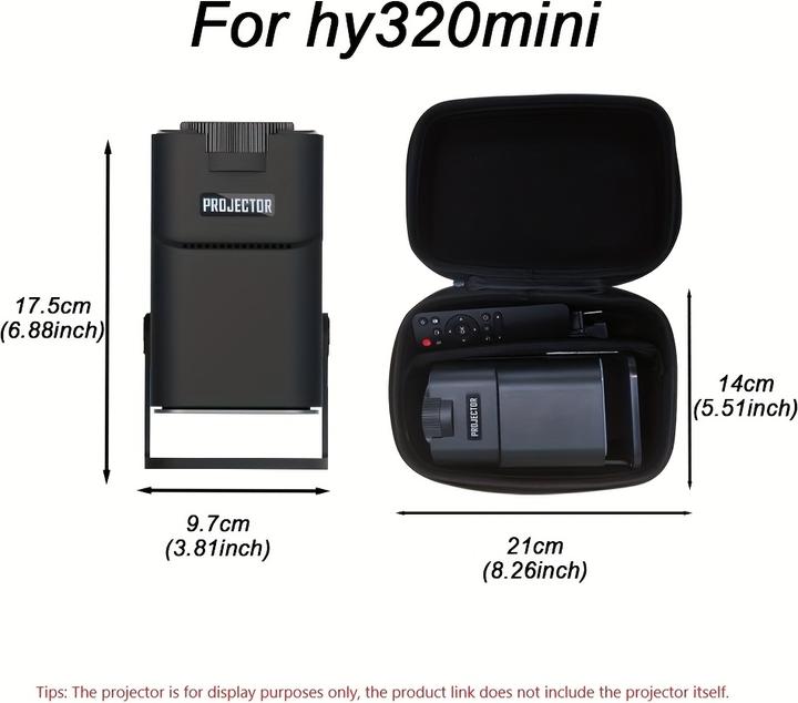 Immagine prodotto PhoneLook Tragetasche für Projektor HY300 Pro / HY320 Ideal für Reisen und Schutz (Borsa da trasporto)