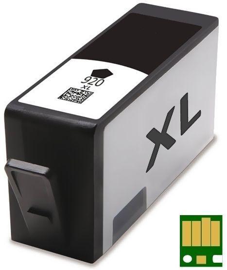 Actual product image Druckfuxx TINTE PATRONEN für HP 920 XL BLACK mit CHIP ALL IN ONE OFFICEJET 6000