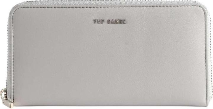 Ted Baker Garcey grosser Reissverschluss um Damen Brieftasche - grau