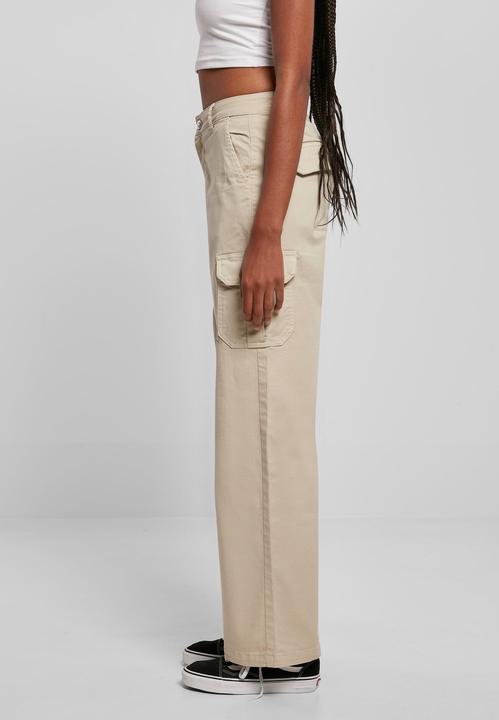 Actual product image Urban Classics Ladies High Waist Straight Cargo Pants (32)