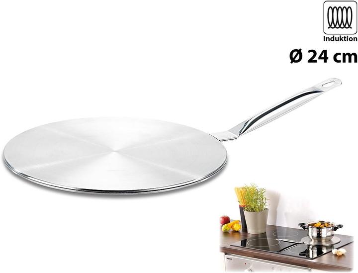 Produktbild Rosenstein & Söhne Universal-Adapterplatte für Induktionskochfelder (24 cm, Metall)
