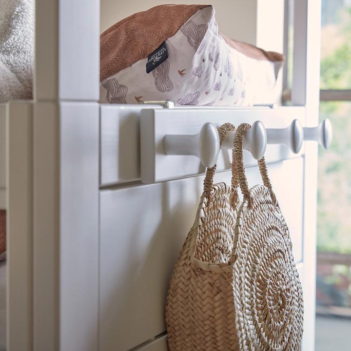 Image du produit Lifetime Kidsrooms 4 en 1 Lit mi-hauteur avec toit en tissu, Happy Rabbit avec sommier à lattes standard