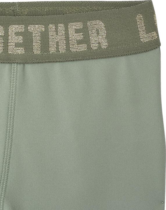 Actual product image Vertbaudet Mädchen Sport-Set: Sweatshirt mit goldener Schrift und Recycling-Polyester & Leggings (92)
