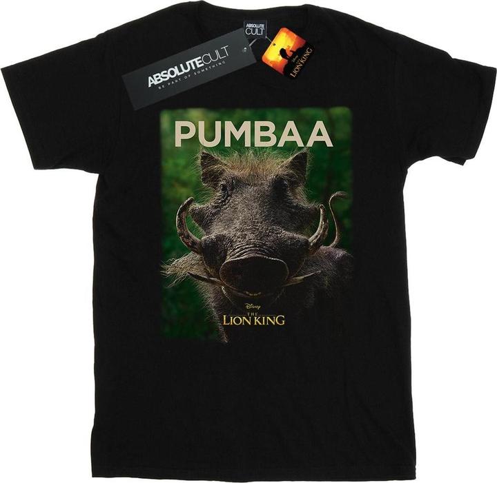 Disney The Lion King Movie Pumbaa Poster TShirt (M)