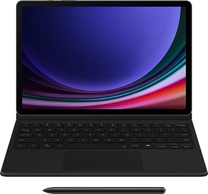 Actual product image Samsung Book Cover Keyboard (DE, Galaxy Tab S9, Galaxy Tab S9 FE)