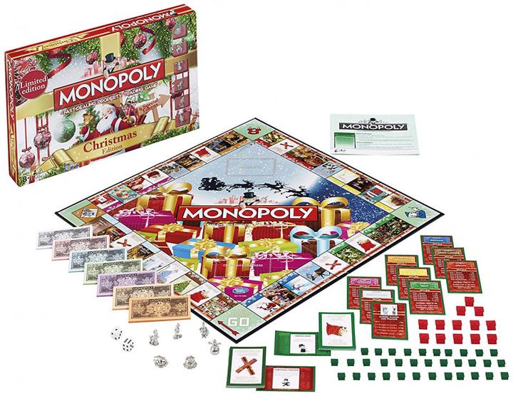 Actual product image Winning Moves Monopoly Christmas Edition (English)