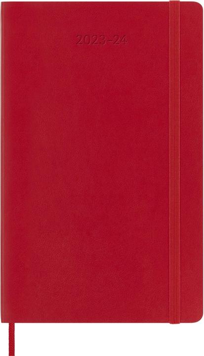 Image du produit Moleskine Calendrier semainier 18 mois 2023/2024, Large/A5, 1 sem = 1 page, ligné à droite (A5, Anglais)
