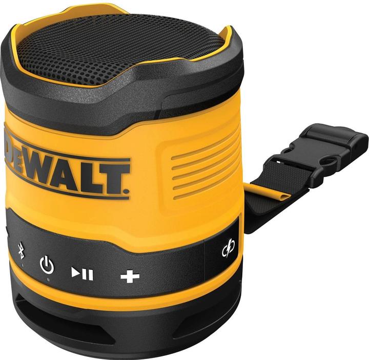 Immagine prodotto DeWalt Altoparlante portatile da costruzione 5W, Bluetooth (DCR009-XJ) IP67 (16 h, Batteria ricaricabile)