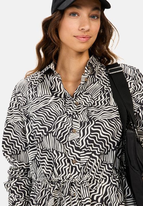 Actual product image Camel Active Langes Hemdblusenkleid mit Allover-Print (L)