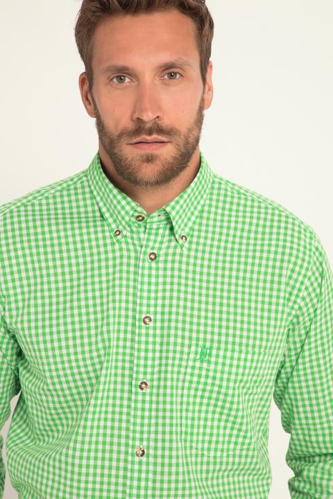 Produktbild JP1880 Karohemd, Tracht, Langarm, Buttondown-Kragen, Modern Fit (3XL)