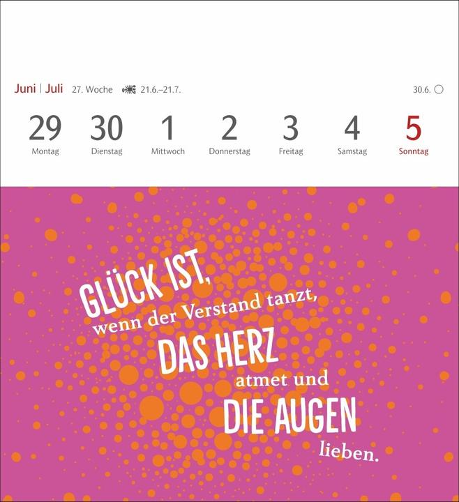 Image du produit Harenberg Positive-Sprüche-Kalender Postkartenkalender 2026 - Mit 53 Postkarten (Allemand)