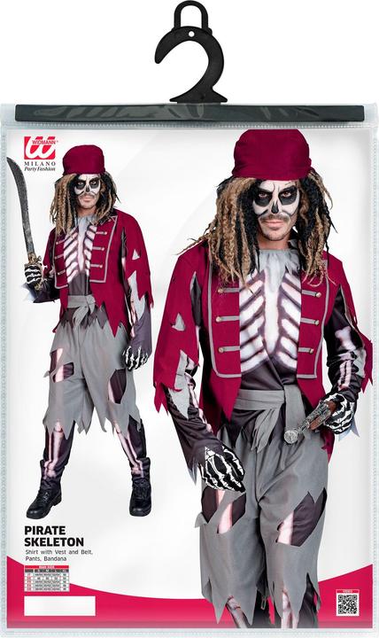 Actual product image Widmann Pirata fantasma Barbossa (M)