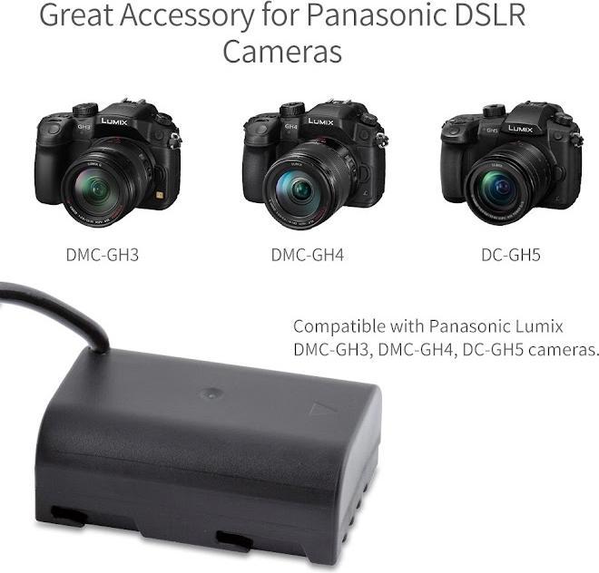 Produktbild Feelworld BLE-19E Dummy Battery for Panasonic Cameras (Ladegerät)