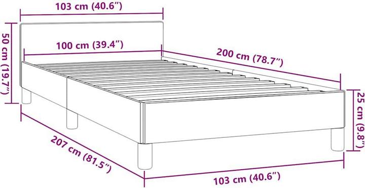 Produktbild VidaXL Arnaud (100 x 200 cm)