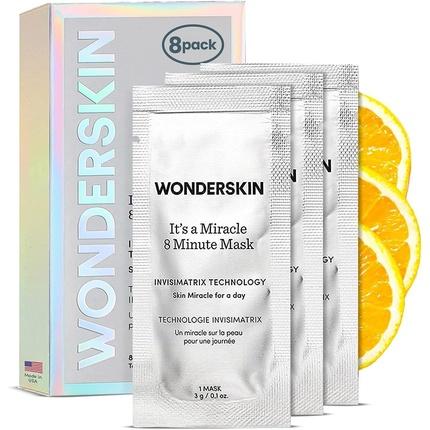 Actual product image Wonderskin 8 Minute Hydrating Face Mask with Vitamin C and Niacinamide
