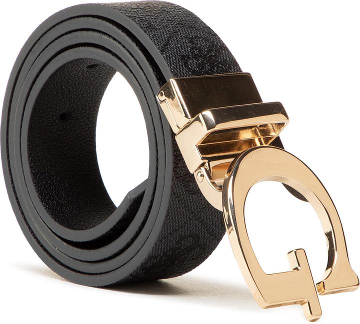 Actual product image Guess Mika, Double-Sided Model, Textile Belt, Gray, For Women, Size M (M)