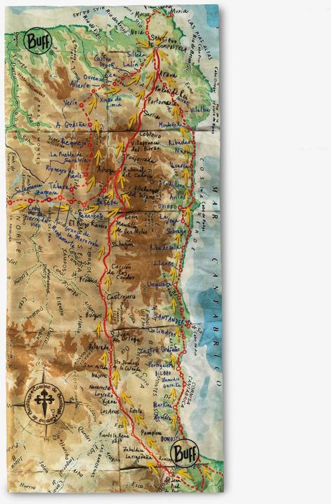 Immagine prodotto Buff El Camino De Santiago Coolnet UV+ Neck Tube