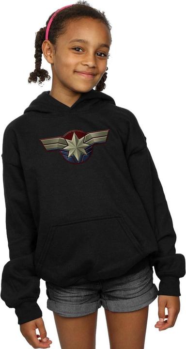 Produktbild Captain Chest Emblem Kapuzenpullover Mädchen (140, 146)
