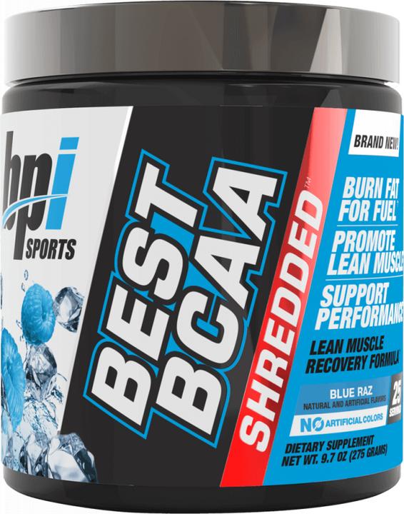 Actual product image BPI Sports Best BCAA Shredded (BLUE RAZ, 1 pcs., 340 g)