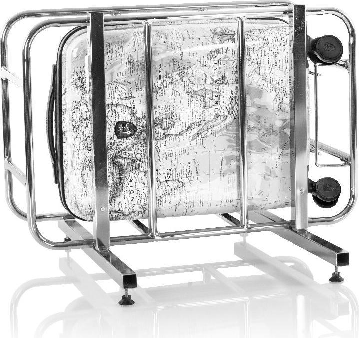 Produktbild Heys Journey Fashion Spinner -matkalaukku, mustavalkoinen kartta (49 l, Handgepäck (bis 50l))