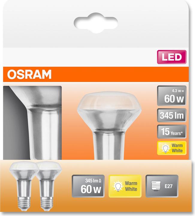 Image du produit Osram Lampes à réflecteur (E27, 4.30 W, 345 lm, 1 x, F)