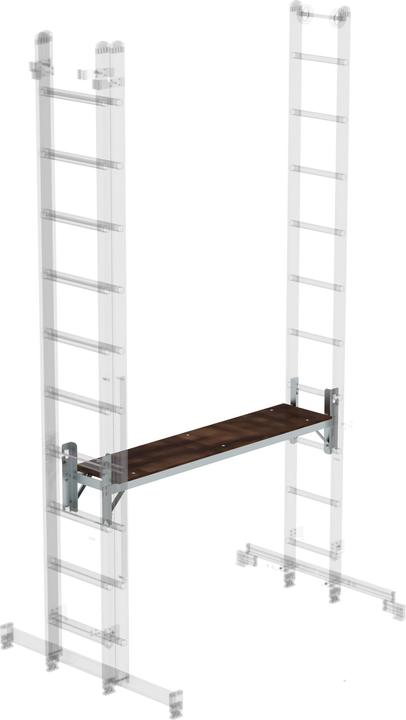Produktbild Munk Bausatz-Arbeitsdiele zu Sprossen-Mehrzweckleiter 3-teilig (Mehrzweckleiter, 143 cm)