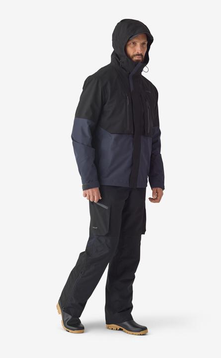 Produktbild Caperlan Angeljacke FJ 500 WPF wasserdicht Herren grau/schwarz (XXL)