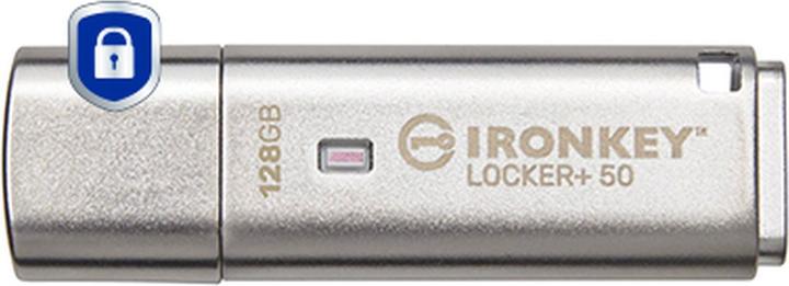 Immagine prodotto Kingston IronKey Locker+ 50 (128 GB, USB-A)