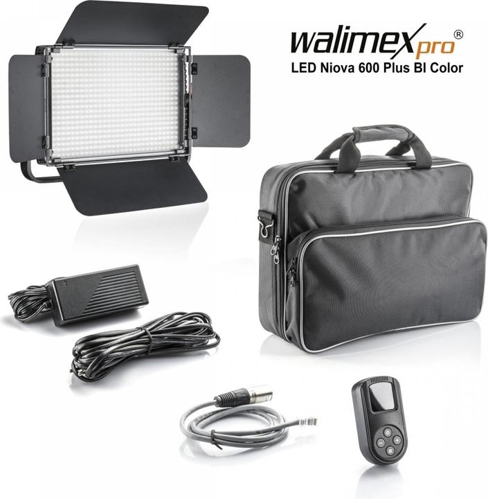 Actual product image Walimex Niova 600 Plus (Surface luminaire, Video light, Studio light)