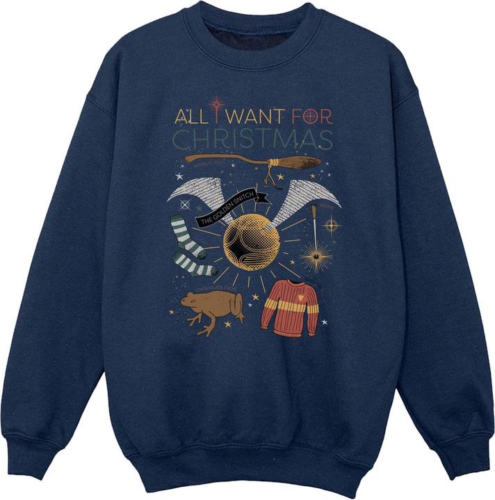All I Want For Christmas Sweatshirt Jungen