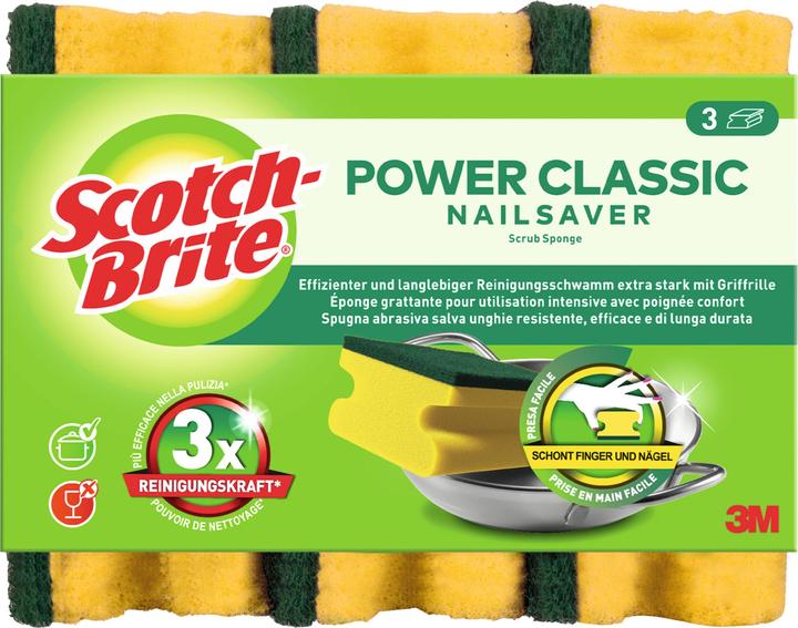Actual product image Scotch-Brite Sponge High Power (3 pcs.)