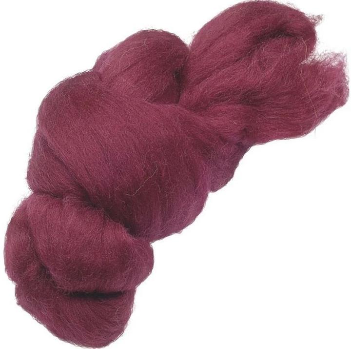 Heyda Filzwolle 50 g, Dunkelrot