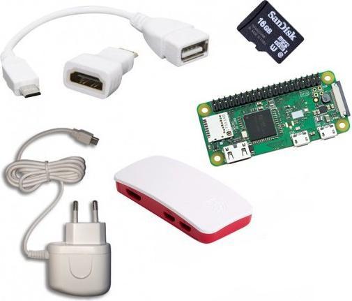 Produktbild HutoPi Raspberry Pi 0 WH - Starter Kit