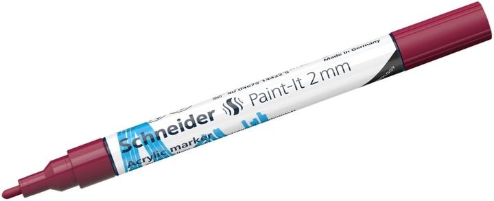 Immagine prodotto Schneider Pennarello acrilico Paint-It 310 2 mm rosso bordeaux (Borgogna, 2 mm, 1 x)