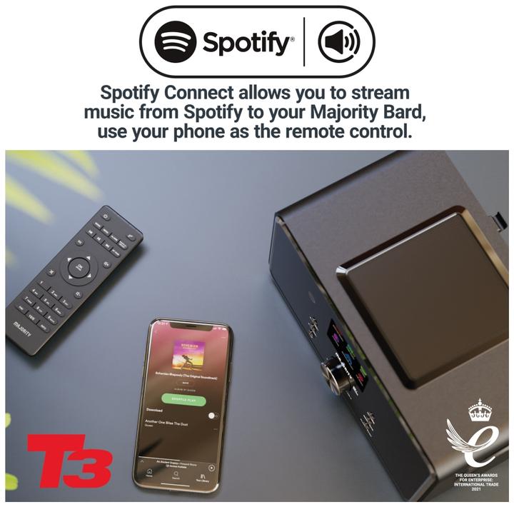 Actual product image Majority Bard (Web radio, DAB+, VHF, FM, Bluetooth, Wi-Fi)