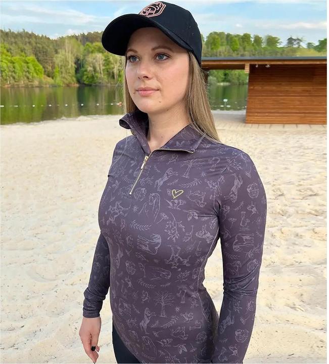 Image du produit Soulhorse T-shirt fonctionnel Country Love pour femme (M)