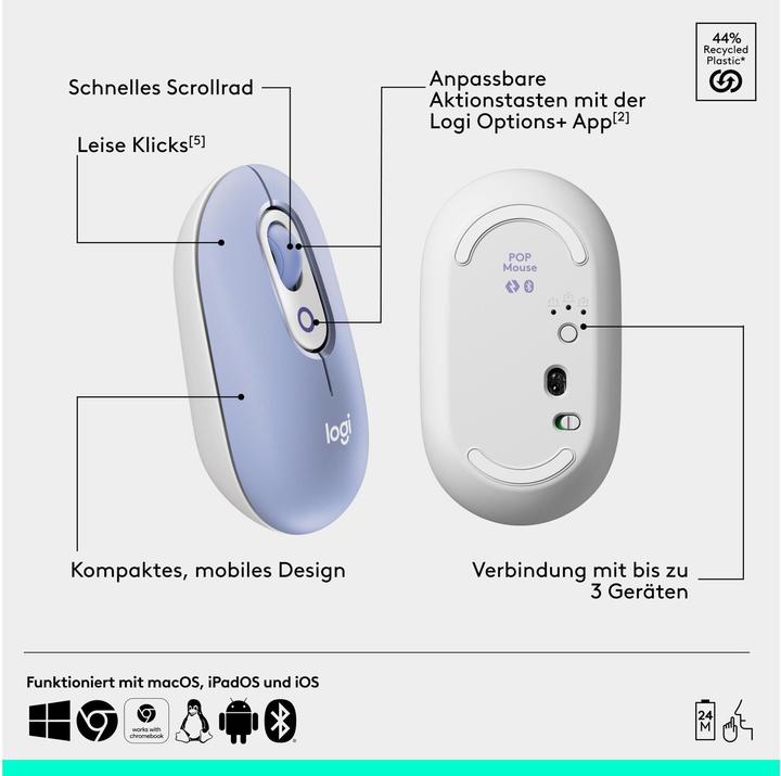 Image du produit Logitech POP Icon Combo (CH, Sans fil)