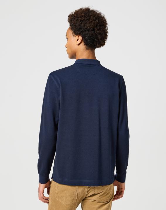 Produktbild Wrangler Langarmpolo Longsleeves Refined Polo (M)
