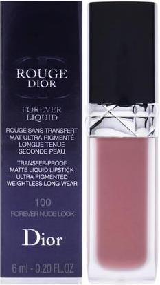 Actual product image Dior Rouge Forever Rouge No 100 (100 Forever Nude Look)