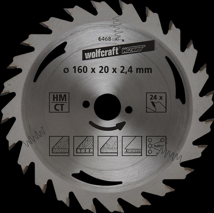 Actual product image wolfcraft wolfcraft 1 Kreissägeblatt HM, 24 Zähne ø160mm