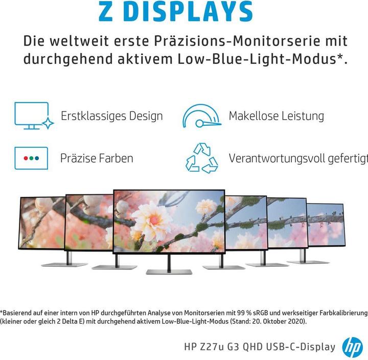 Produktbild HP Z27u G3 (2560 x 1440 Pixel, 27")