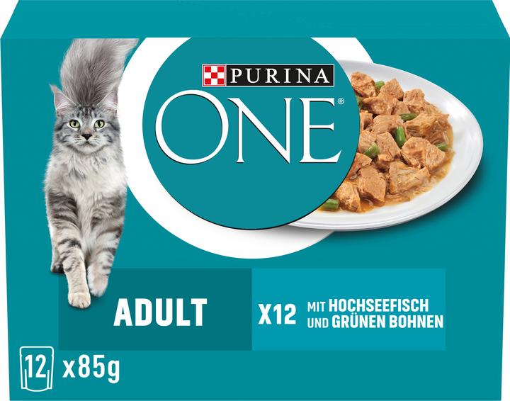Image du produit Purina ONE avec du poisson (Adulte, 12 pcs, 1020 g)