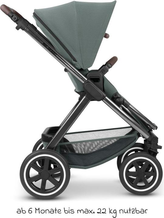 Produktbild ABC Design Kombikinderwagen Kombi-Kinderwagen Samba - inkl. Babywanne