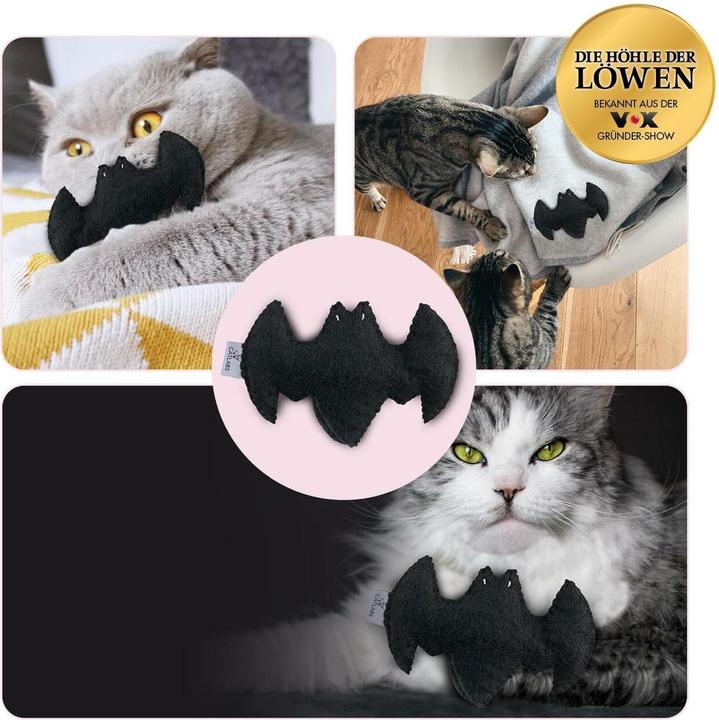 Actual product image Catlabs Cat toy Catman with valerian root, handmade (Cat ball toy)