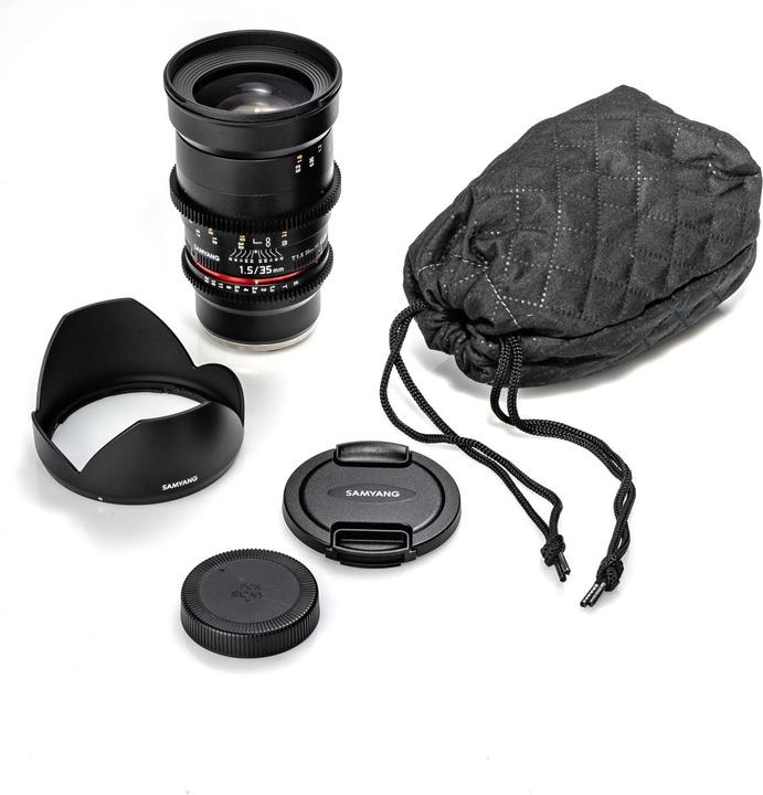 Image du produit Samyang 35mm T1.5 VDSLR II Sony E-Mount (Sony E, Plein format)