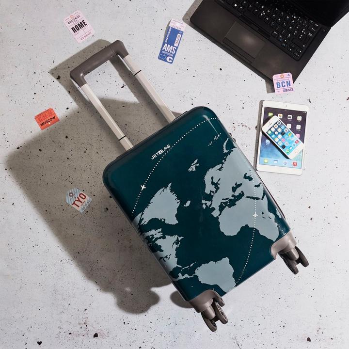 Image du produit Jet Lag Carte du monde valise cabine (27 l, Bagage à main (jusqu'à 50l))