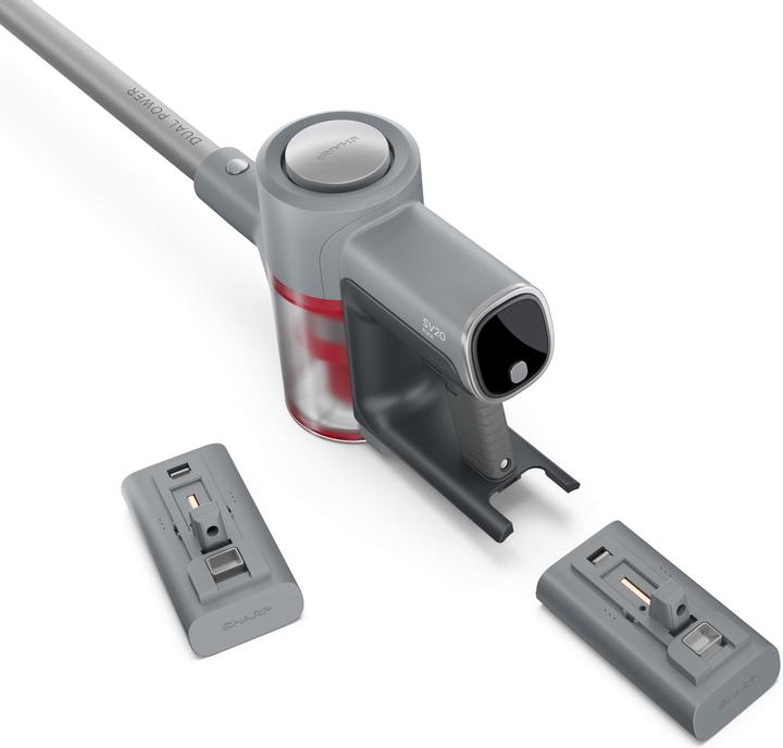 Produktbild Sharp Akku-Staubsauger VC-SV20AEU-S, silber, 250 W, Dual battery