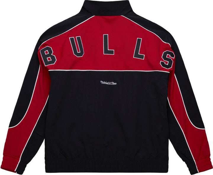 Actual product image Mitchell & Ness M&N Mesh Nylon Track Jacket - NBA Chicago Bulls - L (L)