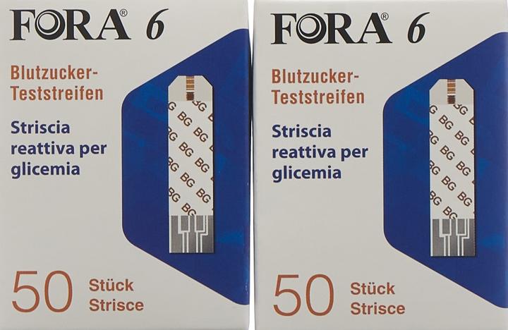 Produktbild Fora 6 Blutzuckerteststreifen (Teststreifen)